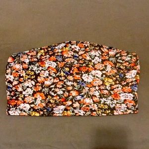 Shein tube too, floral w/ black stitching